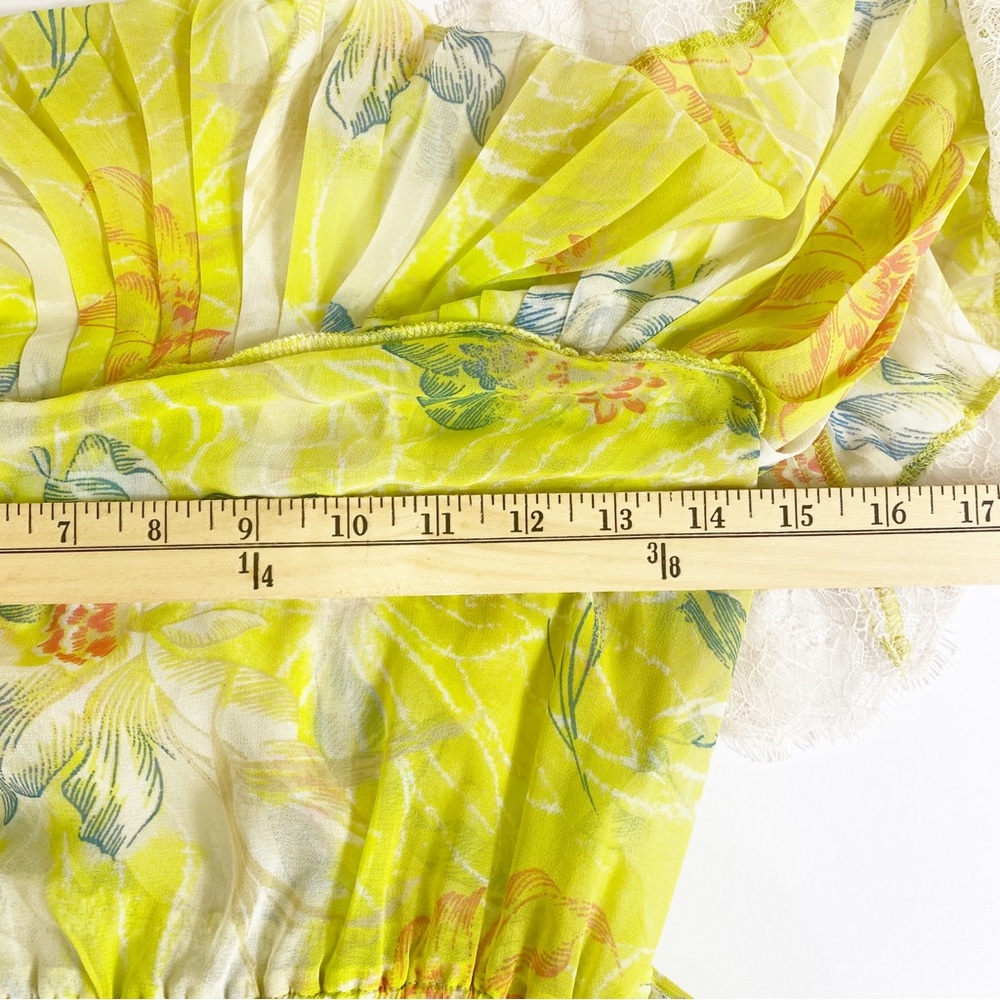 Kimchi Blue Floral Yellow Maxi Dress Cute Stylish Summer Church Party Wedding S - Picture 9 of 10